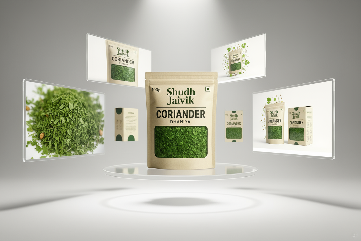 Shudh Jaivik 3D Product Display