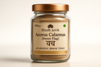 Shudh Jaivik Acorus Calamus Premium Glass Jar - Front View