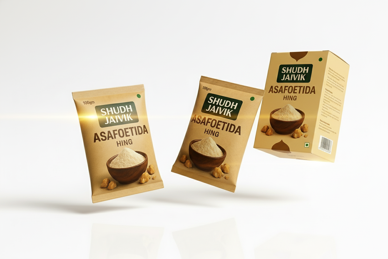 Shudh Jaivik Asafoetida - 3D Display Showcase