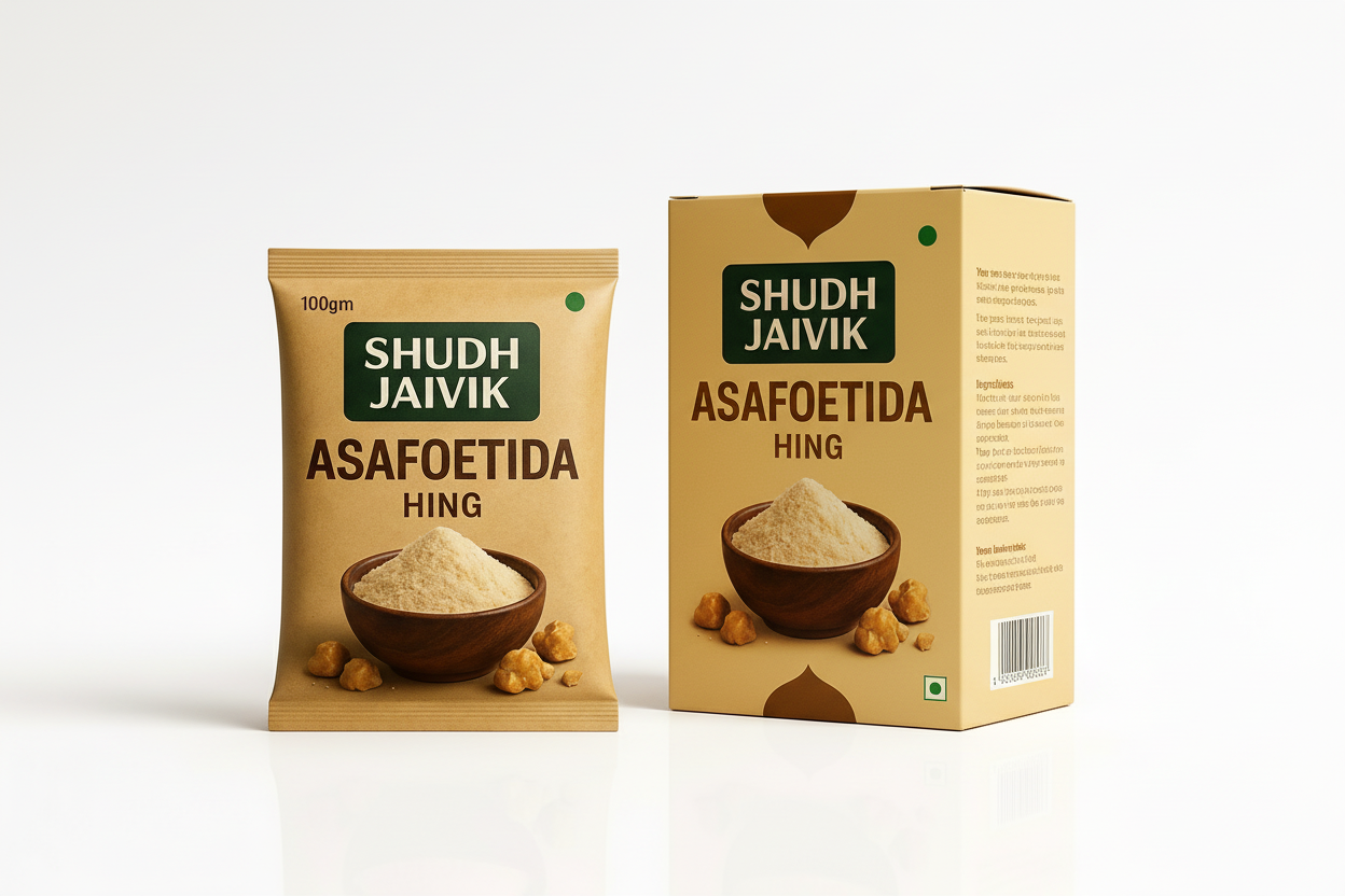 Shudh Jaivik Asafoetida - With Packaging Box