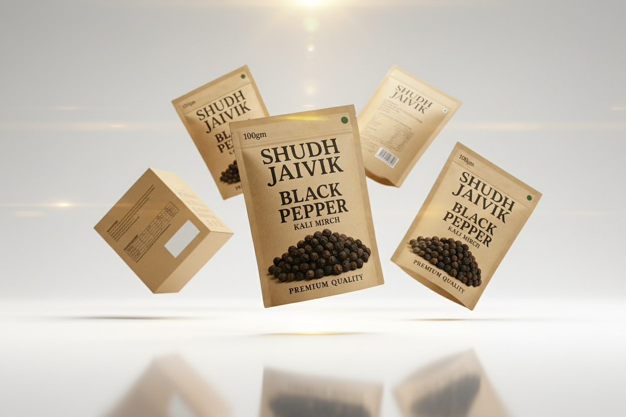Shudh Jaivik Black Pepper - 3D Display Model