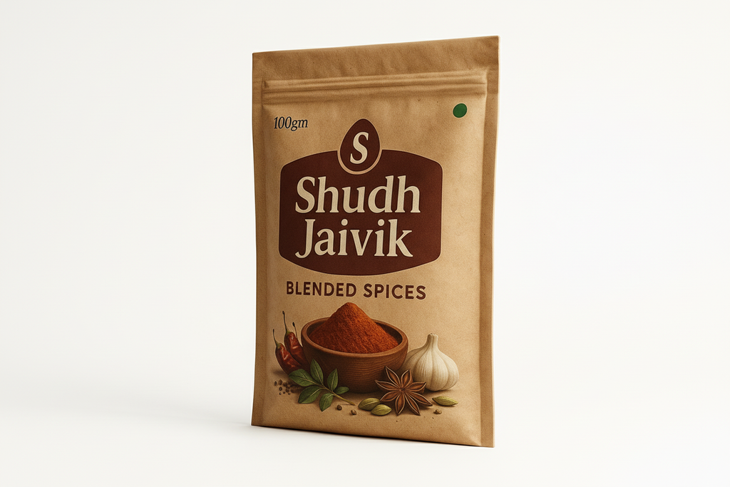 Shudh Jaivik Blended Spices - 45° Angle