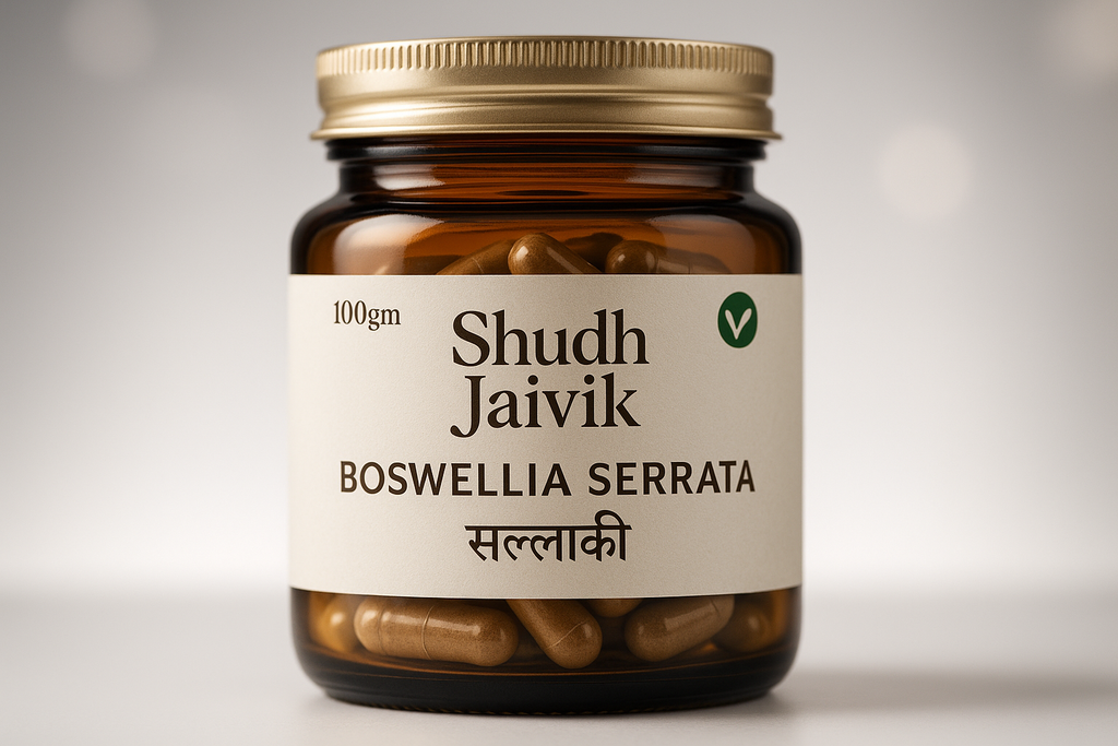 Shudh Jaivik Boswellia Serrata Premium Glass Jar