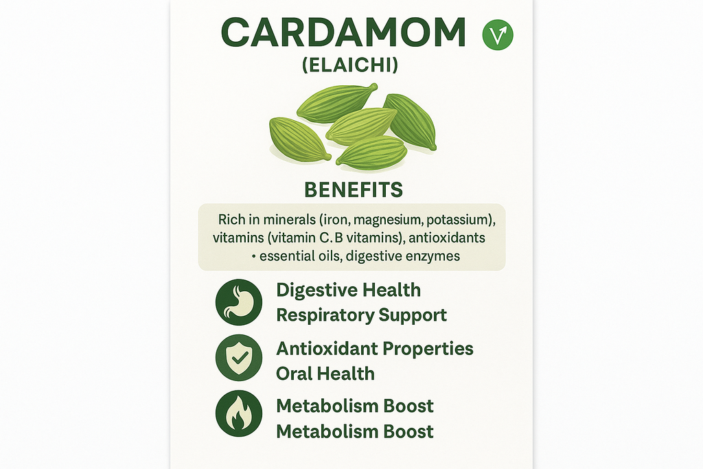 Shudh Jaivik Cardamom Benefits