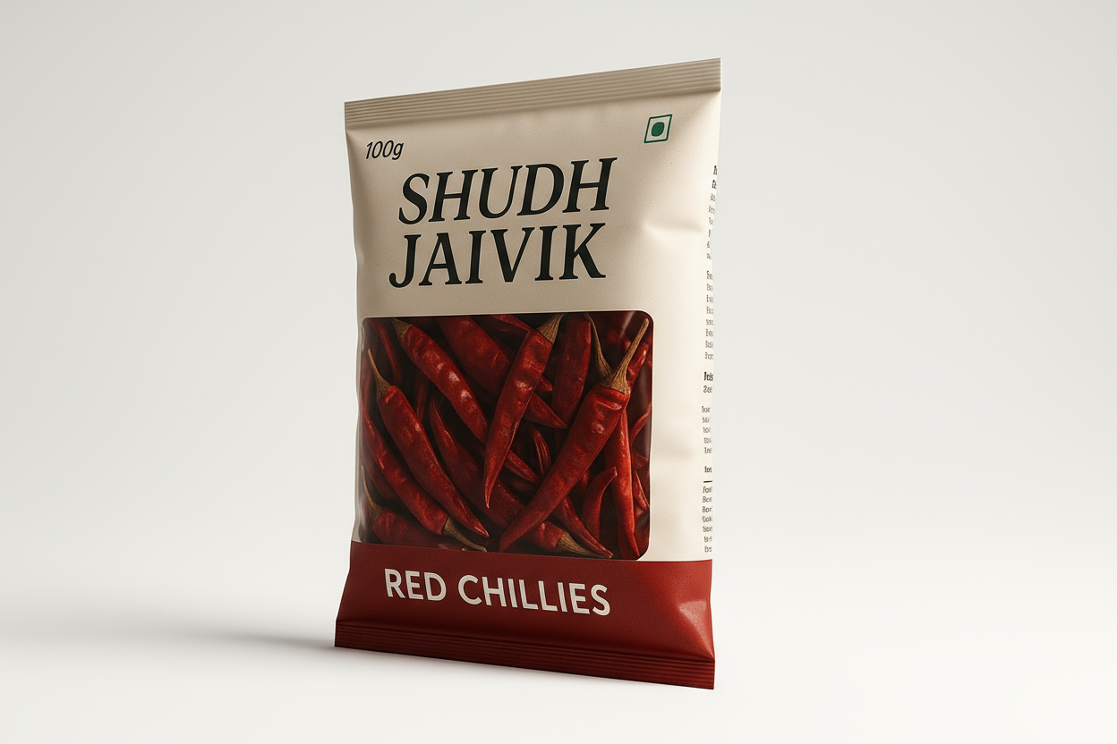 Shudh Jaivik Chillies 45° Perspective