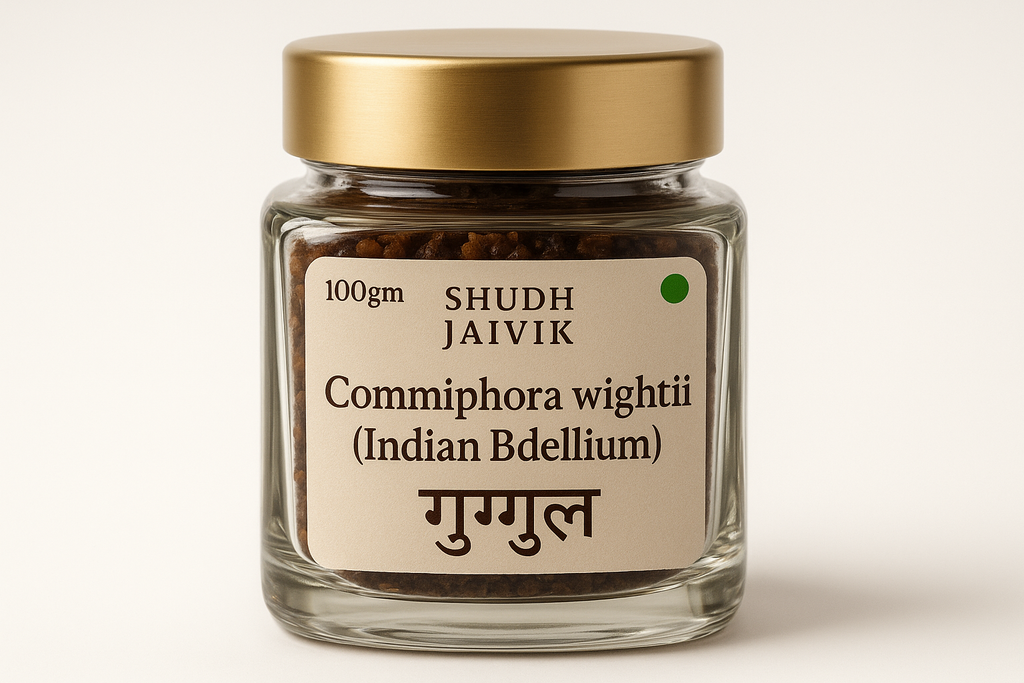 Shudh Jaivik Commiphora wightii Glass Jar