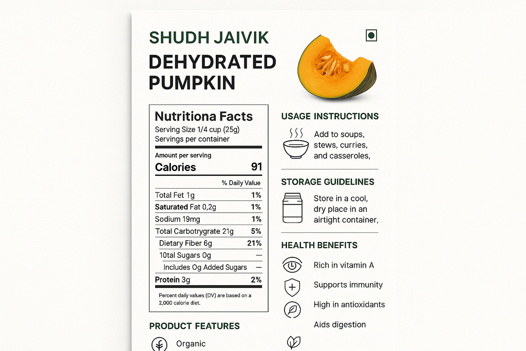 Shudh Jaivik - Complete Product Infographic