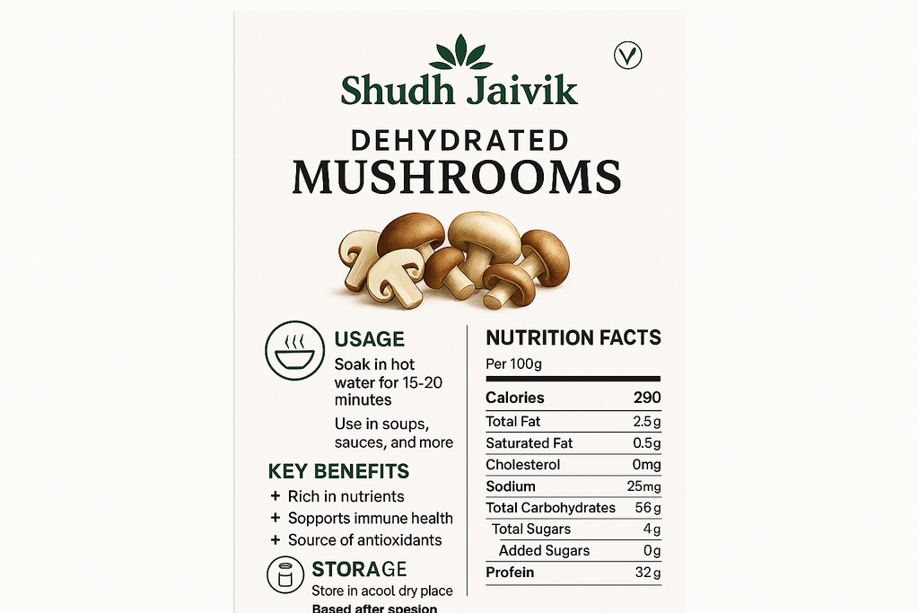 Shudh Jaivik - Complete Product Infographic