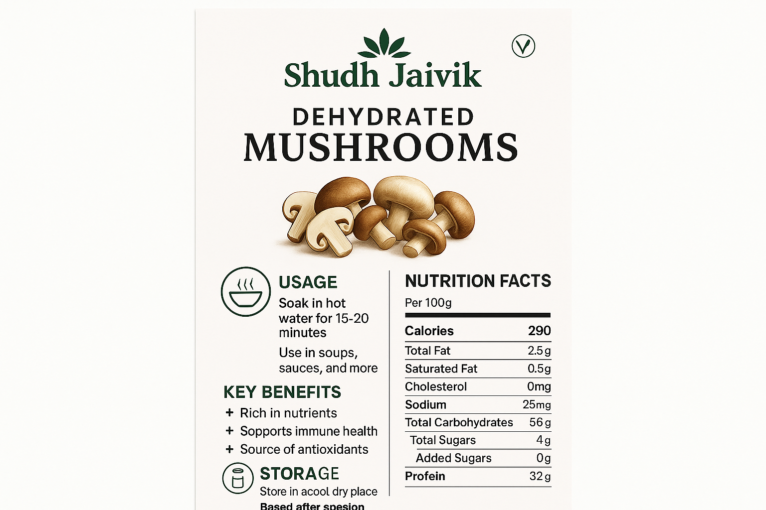 Shudh Jaivik - Complete Product Infographic