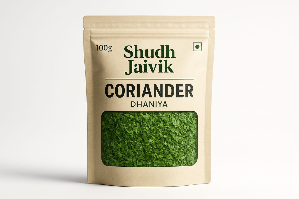Shudh Jaivik Coriander Front View