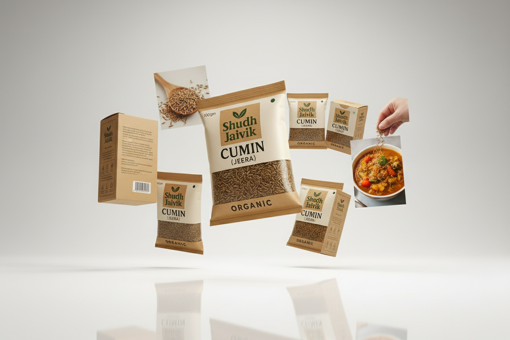 Shudh Jaivik Cumin 3D Display Model