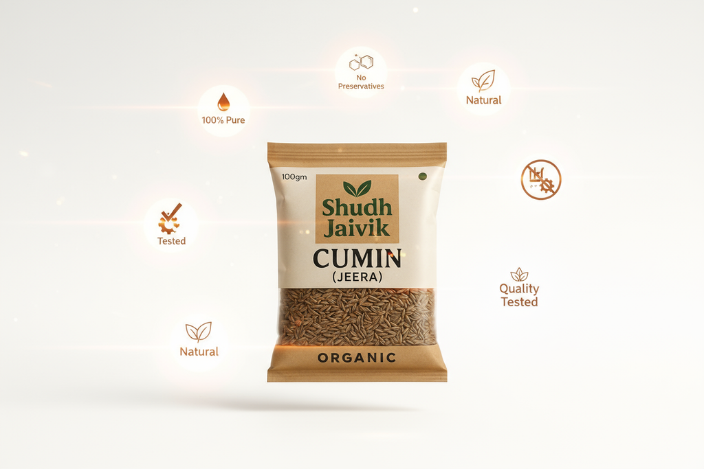 Shudh Jaivik Cumin Trust Badges