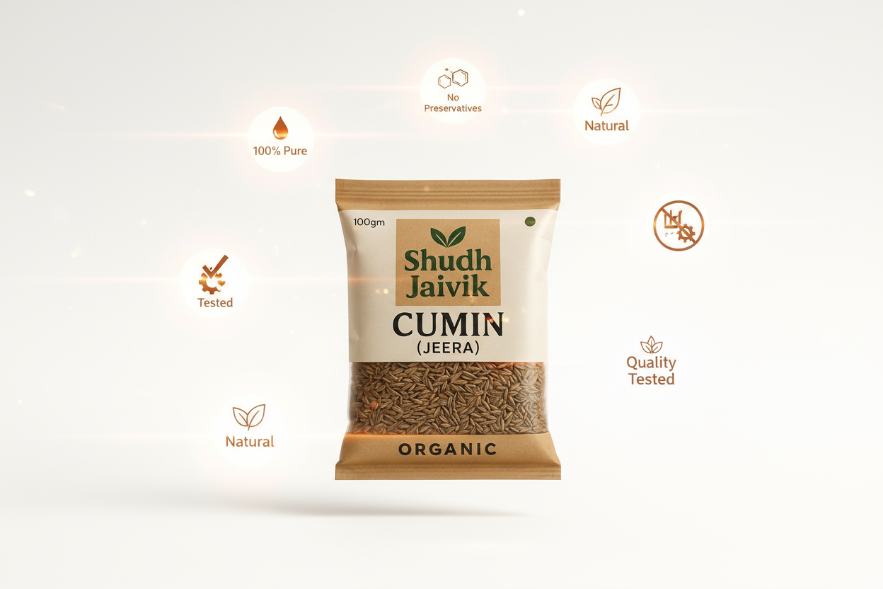 Shudh Jaivik Cumin Trust Badges