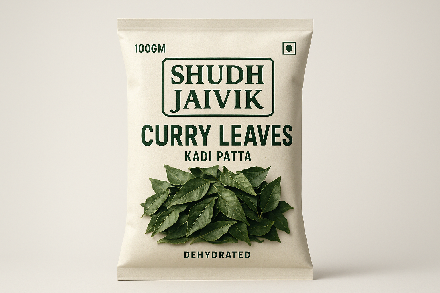 Shudh Jaivik Curry Leaves Front-Facing Product Photo