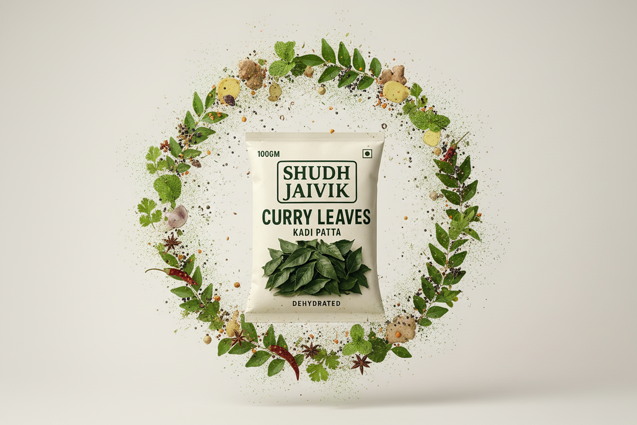 Shudh Jaivik Curry Leaves with Natural Ingredients