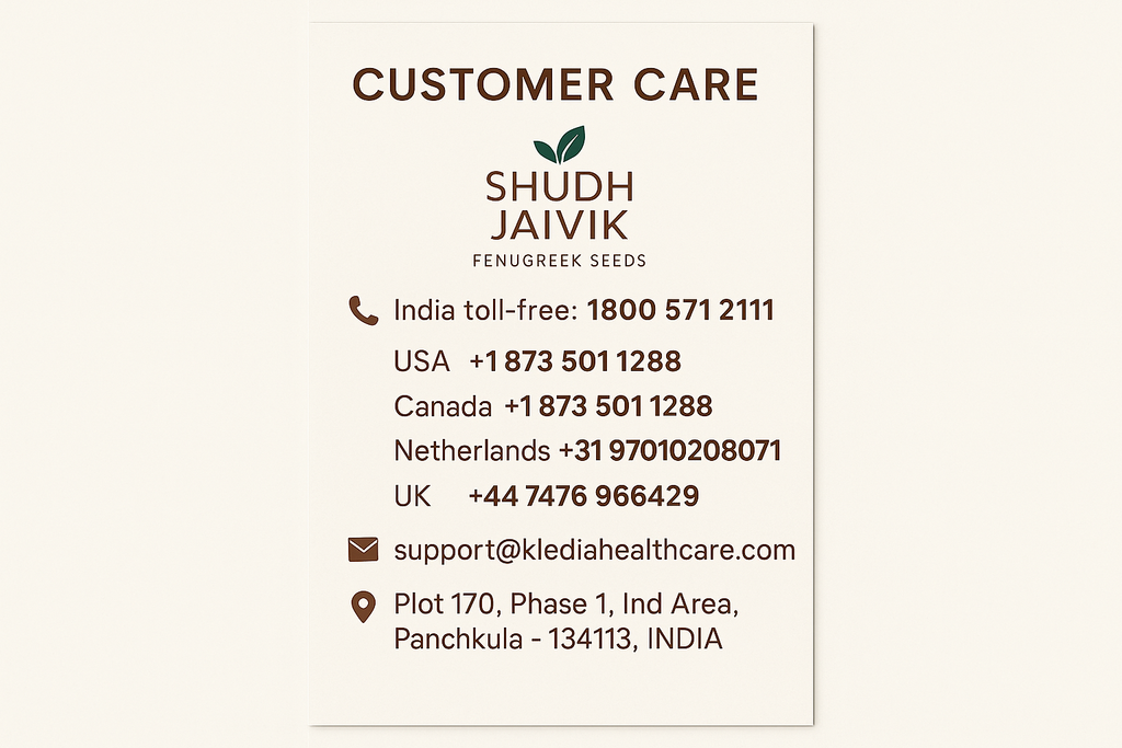 Shudh Jaivik - Customer Care