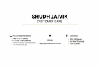 Shudh Jaivik - Customer Care