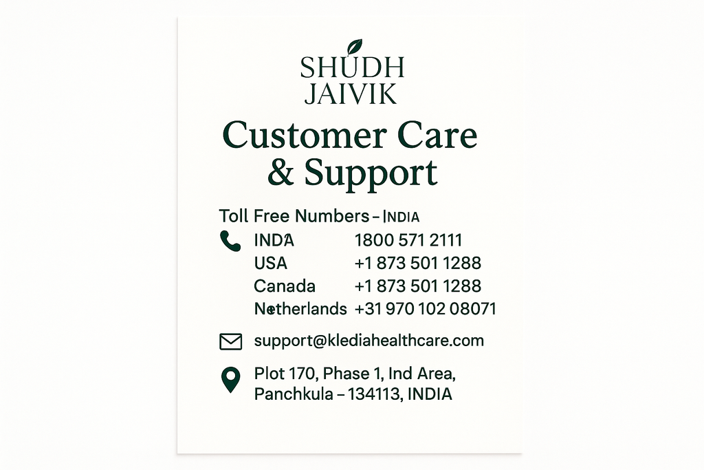 Shudh Jaivik - Customer Care