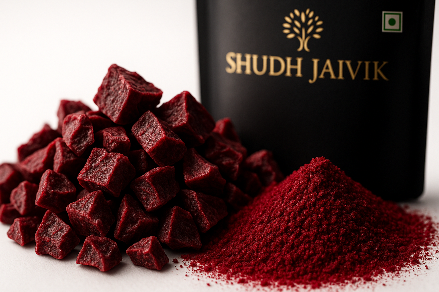 Shudh Jaivik Dehydrated Beetroot - Macro Texture Shot