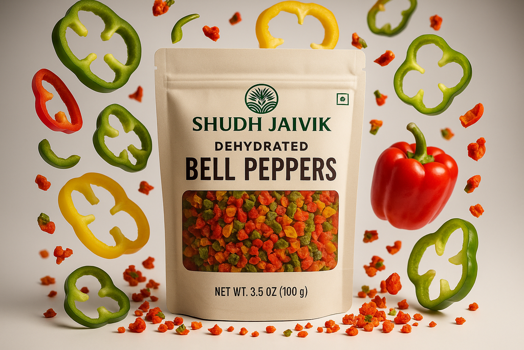 Shudh Jaivik Dehydrated Bell Peppers - Ingredient Showcase