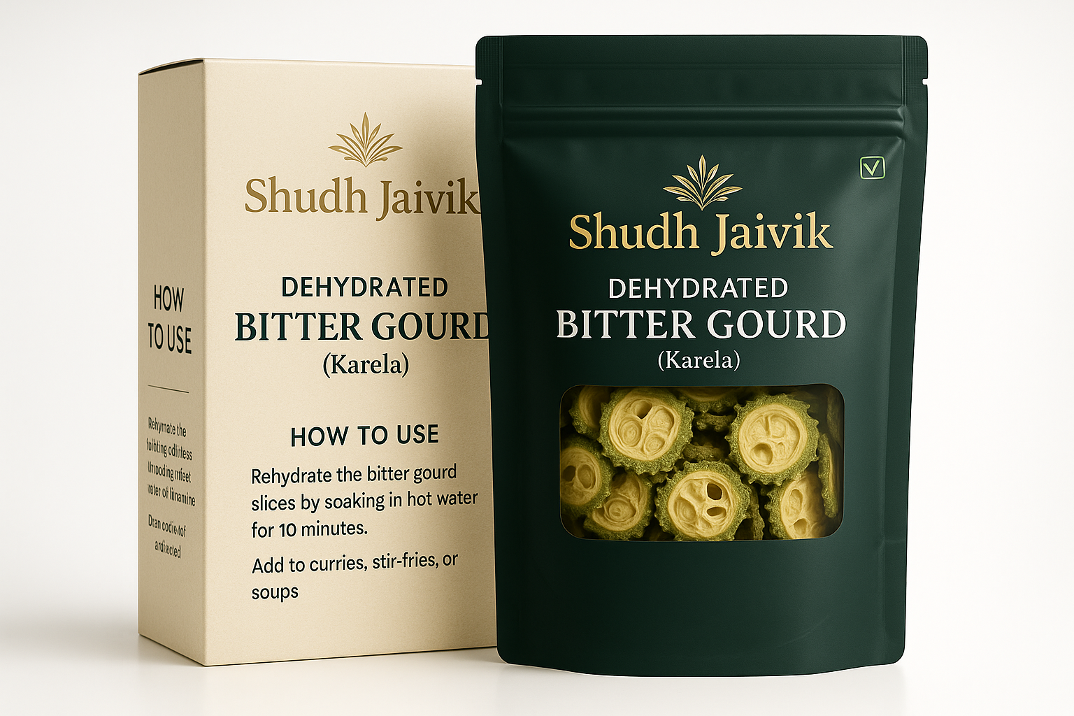 Shudh Jaivik Dehydrated Bitter Gourd - With Packaging Box