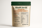 Shudh Jaivik Dehydrated Carrots - Back Label