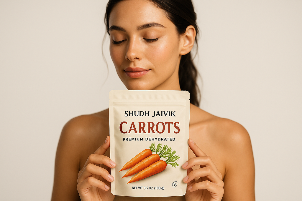 Shudh Jaivik Dehydrated Carrots - Lifestyle Model
