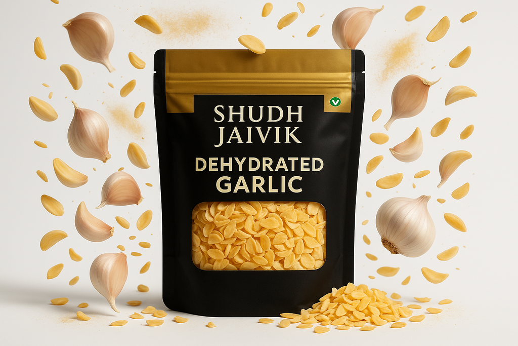 Shudh Jaivik Dehydrated Garlic - Creative Ingredient Showcase
