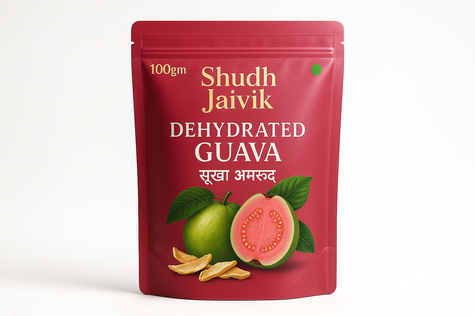 Shudh Jaivik Dehydrated Guava - Premium Packaging