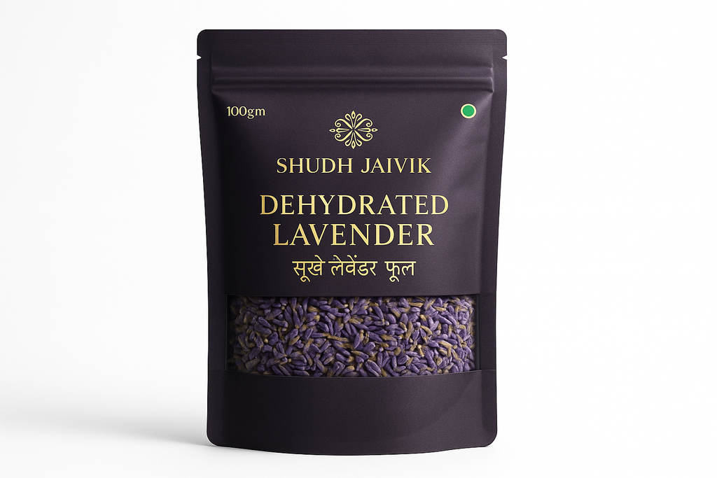 Shudh Jaivik Dehydrated Lavender - Premium Packaging