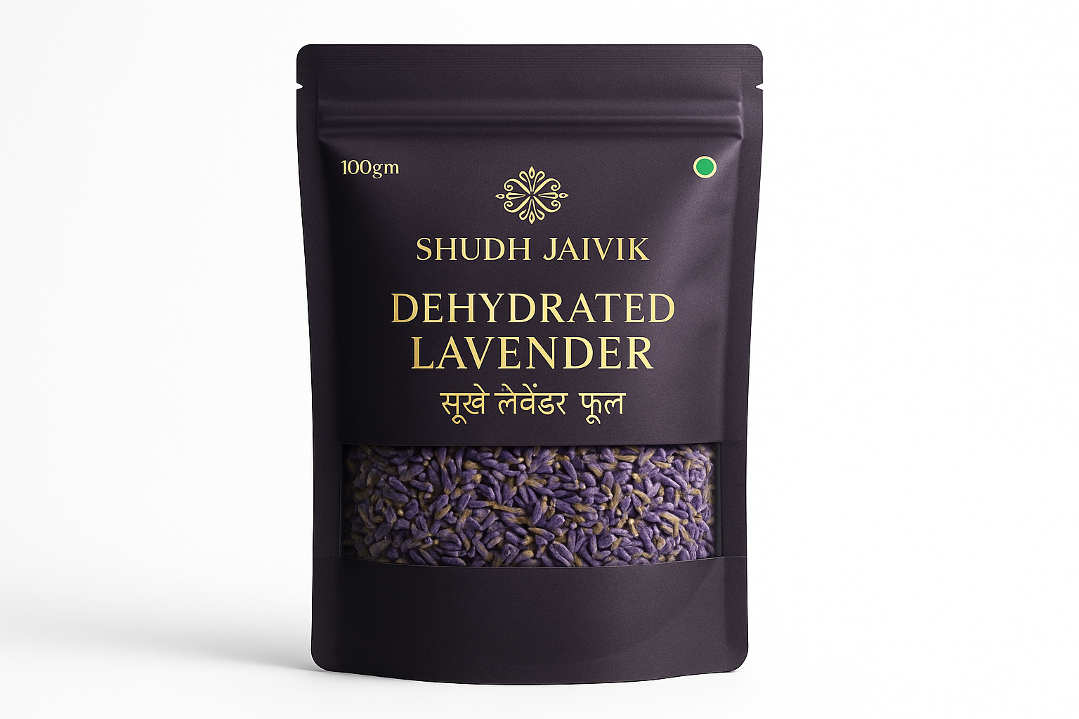 Shudh Jaivik Dehydrated Lavender - Premium Packaging