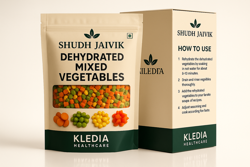 Shudh Jaivik Dehydrated Mixed Vegetables - With Packaging Box