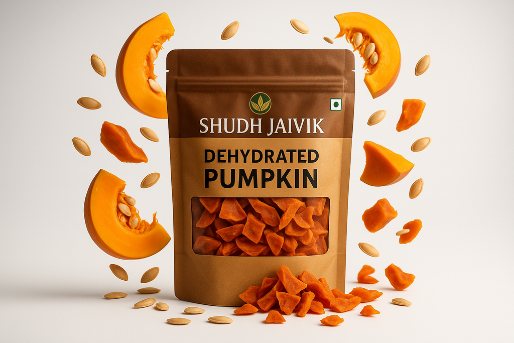 Shudh Jaivik Dehydrated Pumpkin - Natural Ingredients Creative