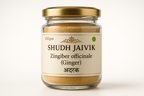 Shudh Jaivik Ginger Premium Glass Jar - Front View