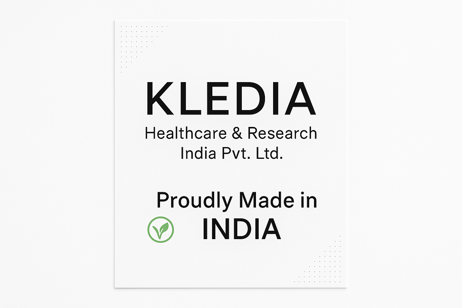 Shudh Jaivik - KLEDIA Healthcare
