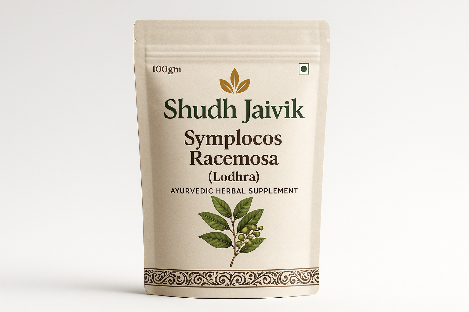Shudh Jaivik Lodhra Front-Facing Product Photo