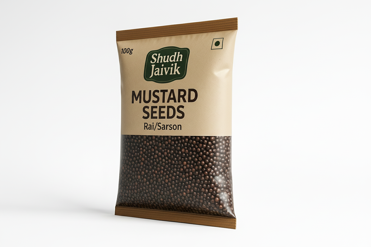 Shudh Jaivik Mustard Seeds - 45° Angle