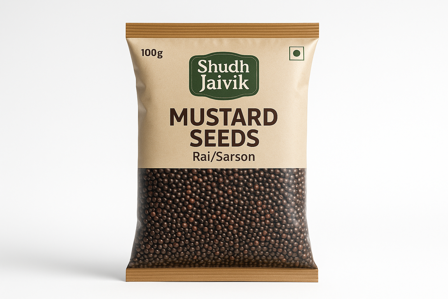 Shudh Jaivik Mustard Seeds - Front View