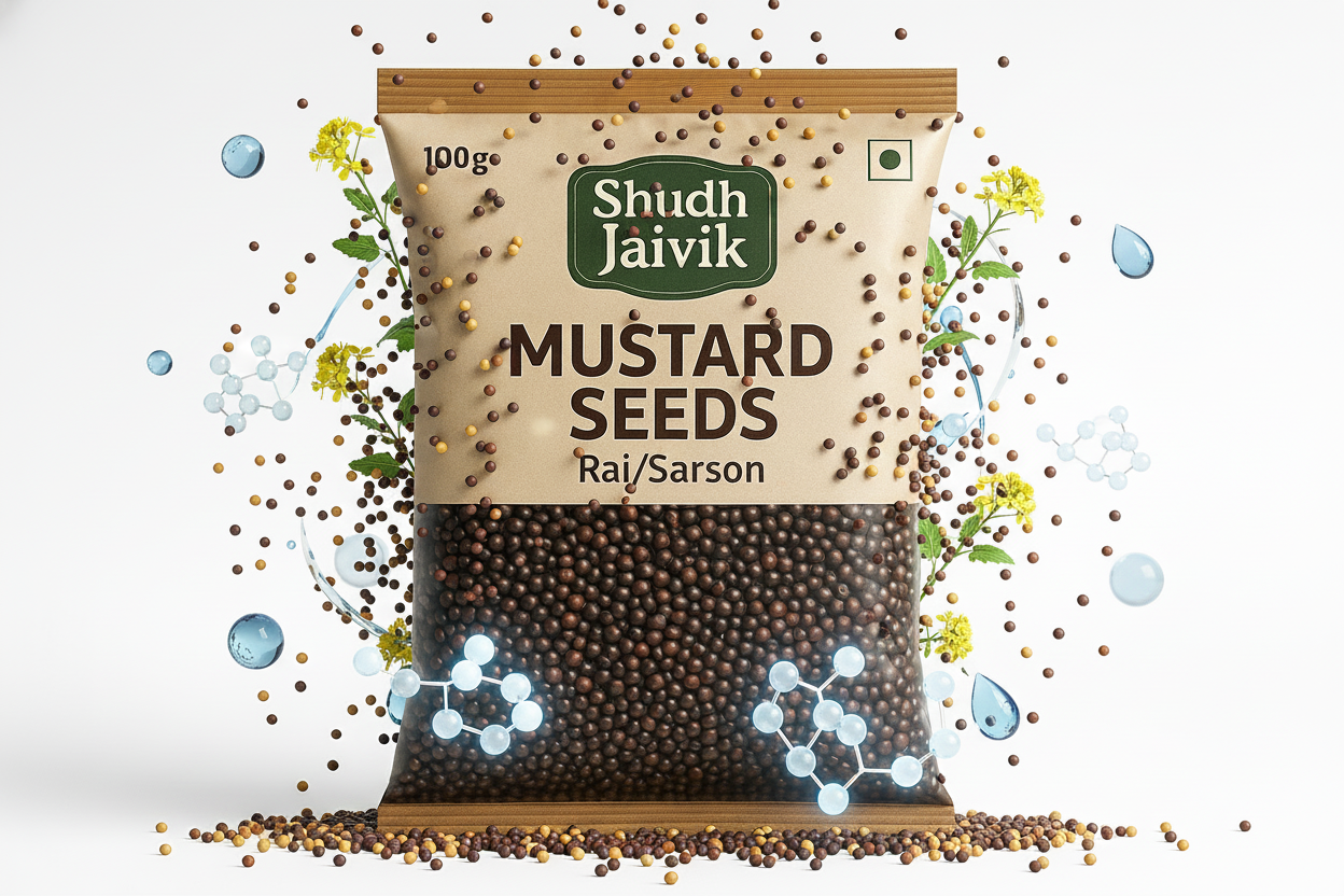 Shudh Jaivik Mustard Seeds - Ingredient Creative