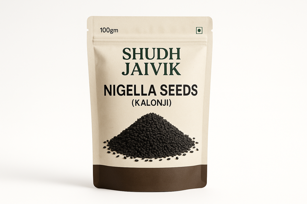Shudh Jaivik Nigella Seeds Front View