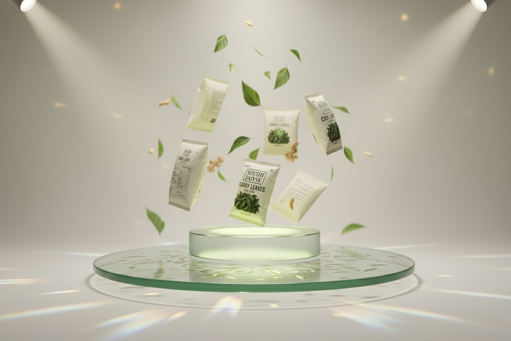 Shudh Jaivik Premium 3D Display Showcase