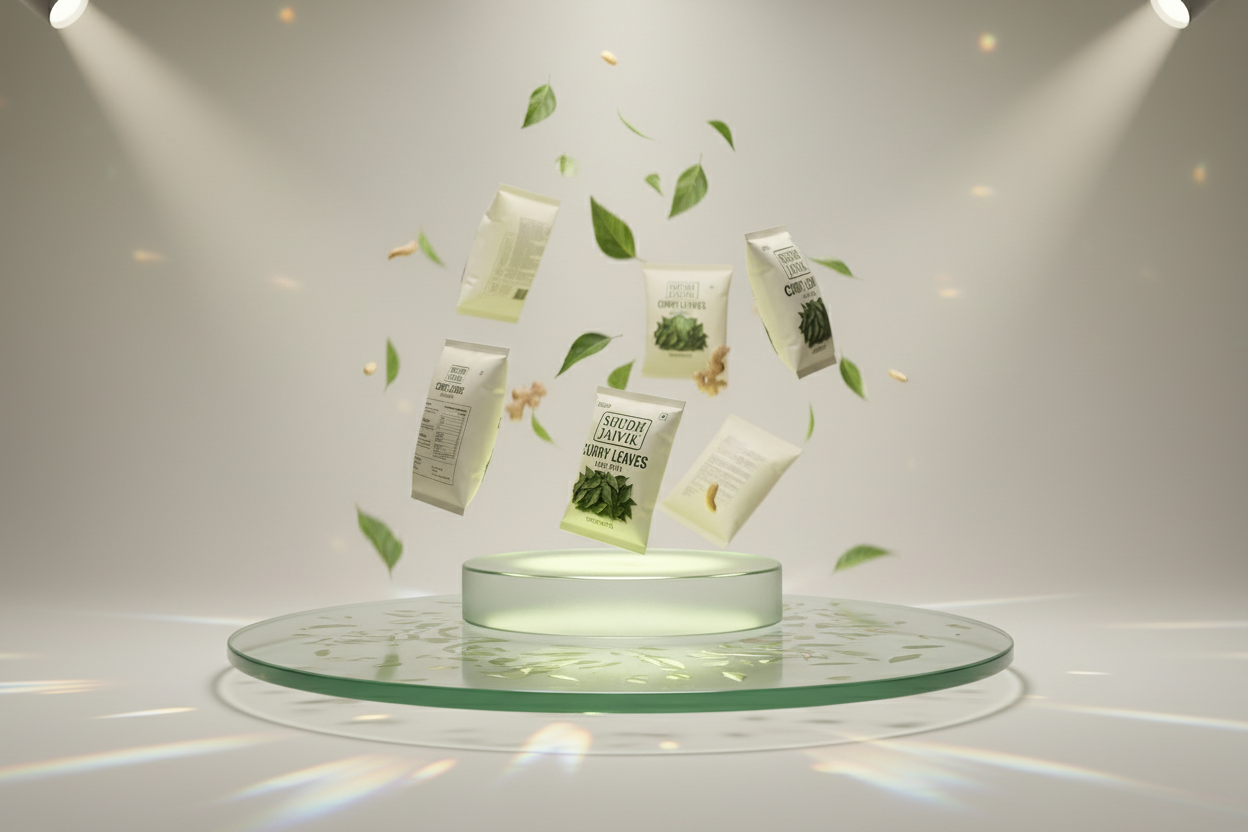 Shudh Jaivik Premium 3D Display Showcase