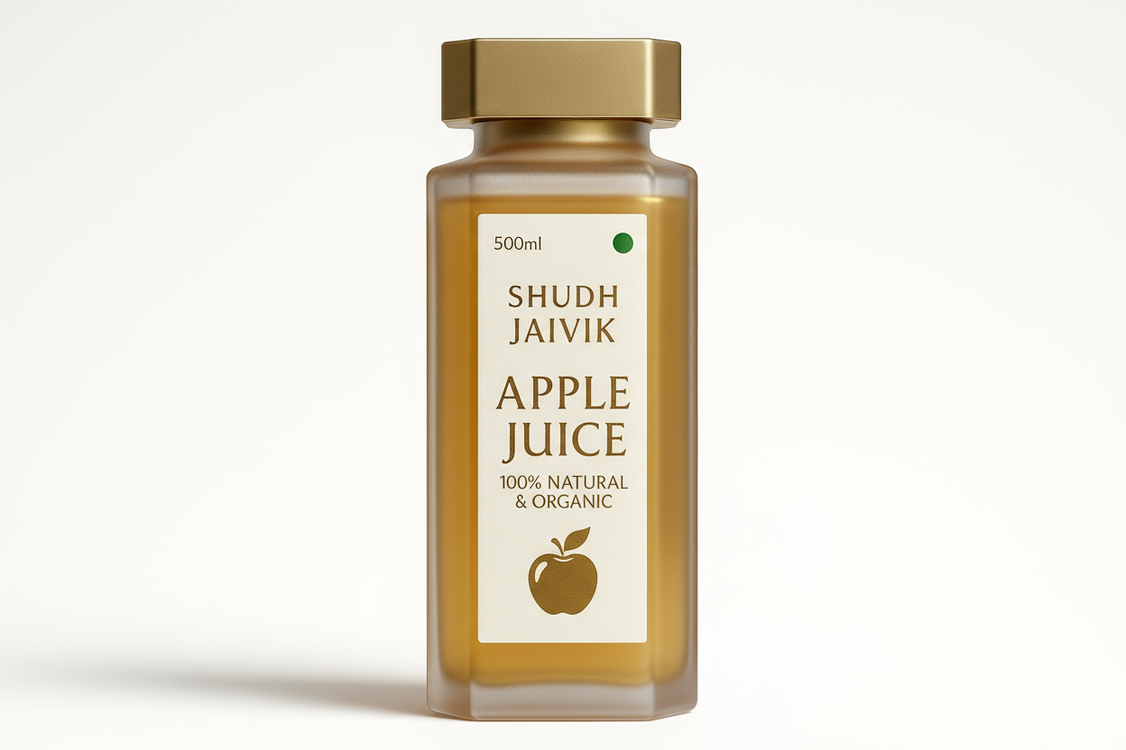 Shudh Jaivik Premium Apple Juice - Redesigned