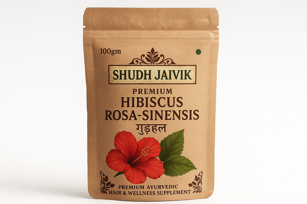 Shudh Jaivik Premium Hibiscus Rosa-Sinensis Front View