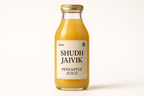 Shudh Jaivik Premium Pineapple Juice - Ultra-realistic 3D Product Photo
