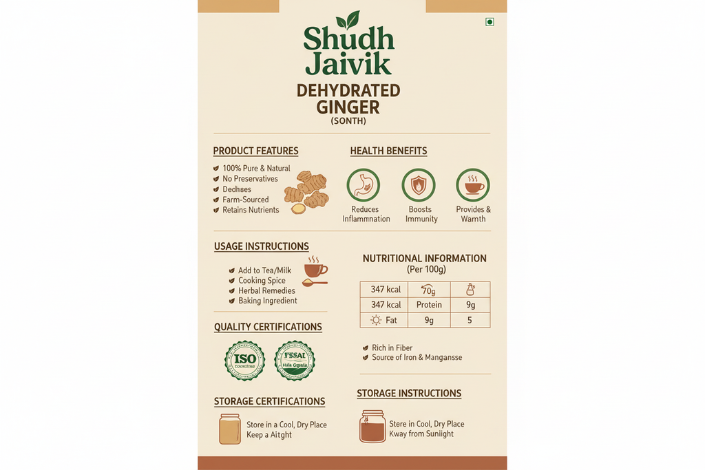 Shudh Jaivik Product Infographic