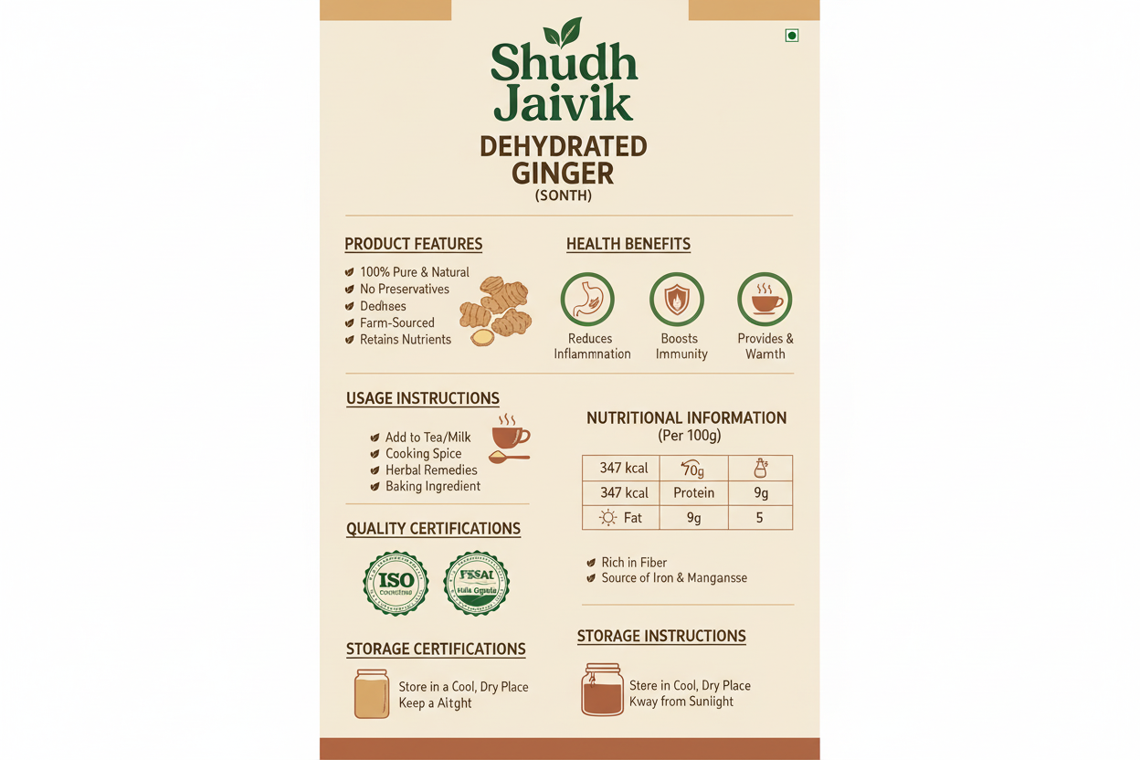 Shudh Jaivik Product Infographic