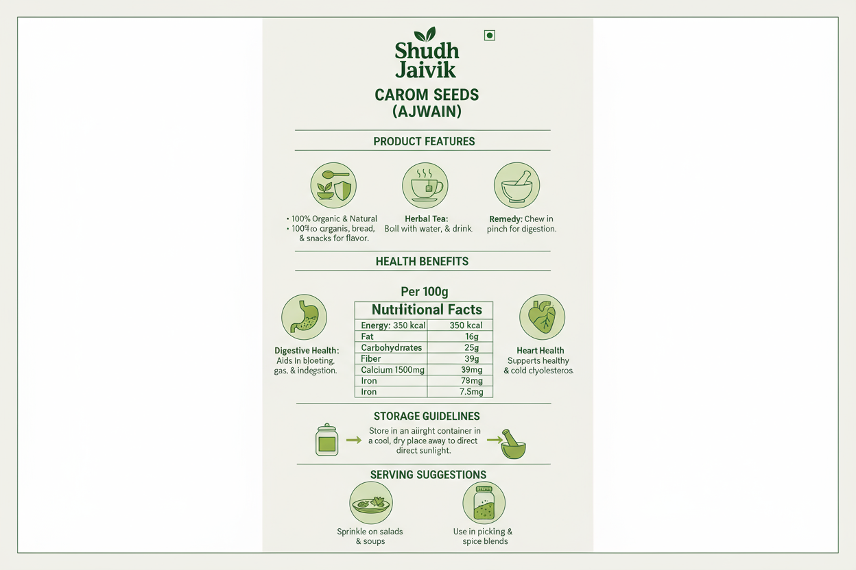Shudh Jaivik Product Infographic