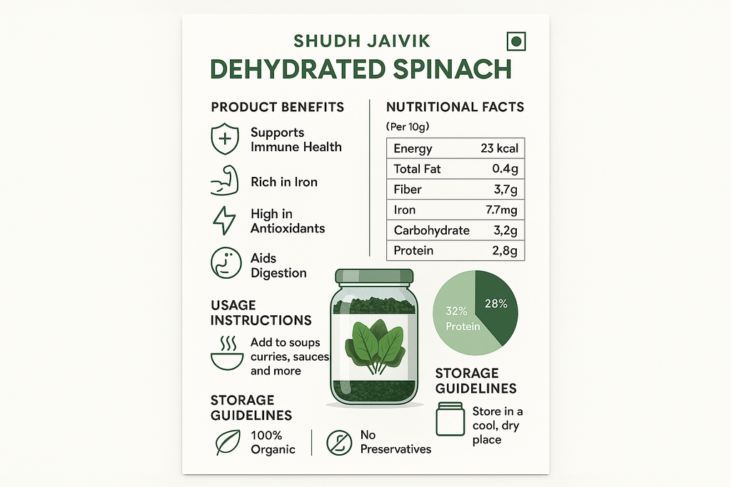 Shudh Jaivik - Product Infographic