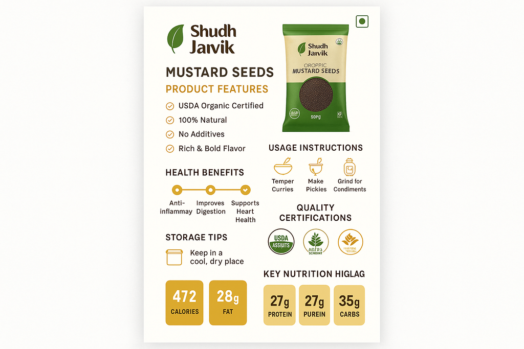 Shudh Jaivik - Product Infographic